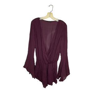 Indah Silk Sheer‎ Shorts Romper